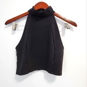 Fashion Nova Mock Neck Crop Top - Size US S